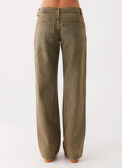 Jaiden Low Rise Denim Jeans