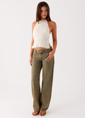 Jaiden Low Rise Denim Jeans