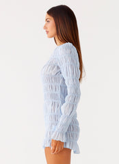 Jasy Long Sleeve Mini Dress