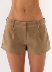Jeremy Faux Suede Shorts