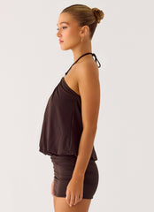 Jisoo Halter Mini Dress