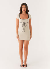 Keoni Ribbed Mini Dress