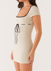 Keoni Ribbed Mini Dress