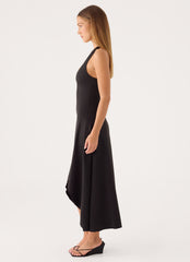 Kyrra Asymmetrical Midi Dress