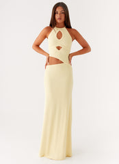 Lanah Cut Out Maxi Dress