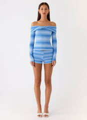 Lay Back Knit Shorts