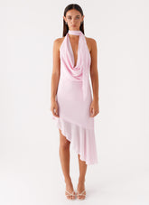 Layna Scarf Midi Dress
