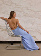 Le Soleil Halter Maxi Dress