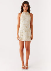 Leo Beaded Mini Dress