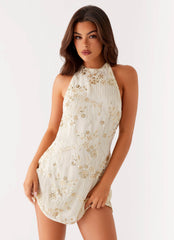Leo Beaded Mini Dress