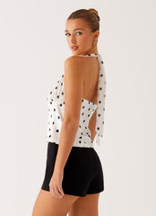 Lets Pretend Halterneck Top