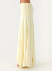 Liana Ruched Maxi Skirt