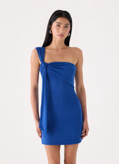 Lilou Shoulder Wrap Mini Dress