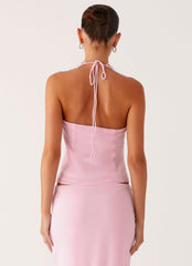Log In Halter Top
