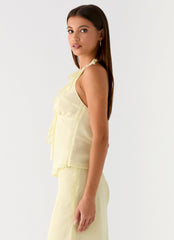 Log In Halter Top