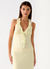 Log In Halter Top