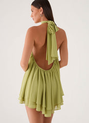 Lyrah Halter Mini Dress
