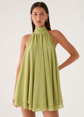 Lyrah Halter Mini Dress