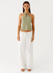 Maddox Scarf Top