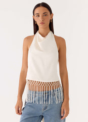 Mania Tassel Top
