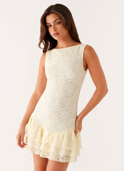 Manuka Ruffle Mini Dress