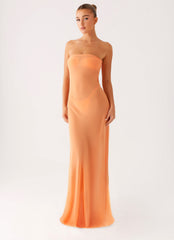Mattie Strapless Maxi Dress