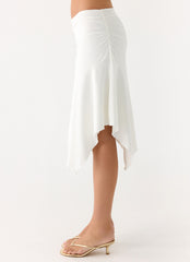Maxina Asymmetrical Midi Skirt