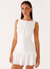Meggie Linen Mini Dress