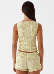 Messina Ruched Tank Top