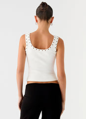 Miliani Eyelet Top