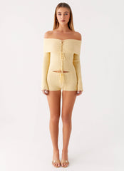 Muted Muse Knit Long Sleeve Top