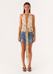Neptune Halter Top