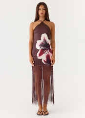 Niahvette Halter Midaxi Dress