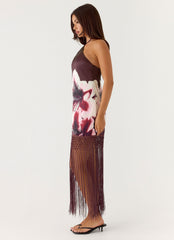 Niahvette Halter Midaxi Dress