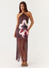 Niahvette Halter Midaxi Dress