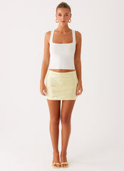 Nostalgic Nights Sequin Mini Skirt