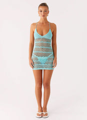 Ocean Whisper Mini Dress