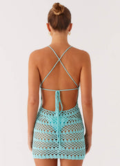 Ocean Whisper Mini Dress