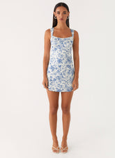 Odette Satin Mini Dress