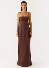 Off The Table Linen Maxi Dress