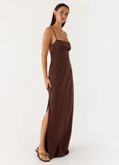 Off The Table Linen Maxi Dress