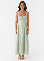 Olenna Halterneck Midi Dress