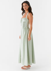 Olenna Halterneck Midi Dress
