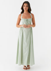 Olenna Halterneck Midi Dress