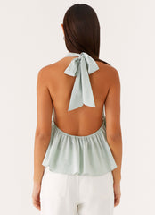 On Repeat Halter Top