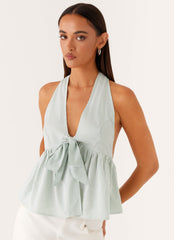 On Repeat Halter Top