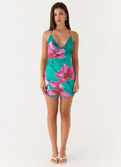 Orion Beaded Chiffon Mini Dress