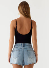Owen A-Line Denim Shorts