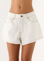 Owen A-Line Denim Shorts