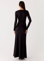 Palm Haze Maxi Dress
